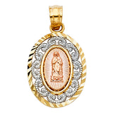 14K Tricolor RELIGIOUS PENDANT