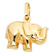 Load image into Gallery viewer, 14K Yellow Gold 18mm Elephant Pendant