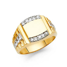 Load image into Gallery viewer, 14K Two Tone Men&#39;s Ring - silverdepot