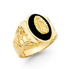 Load image into Gallery viewer, 14K Yellow Gold Onyx Men's Ring - silverdepot
