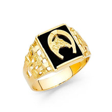 Load image into Gallery viewer, 14K Yellow Gold Onyx Men's Ring - silverdepot