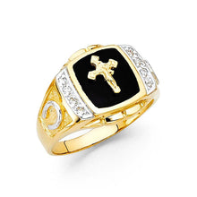 Load image into Gallery viewer, 14K Yellow Gold Onyx Men's Ring - silverdepot
