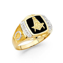 Load image into Gallery viewer, 14K Yellow Gold Onyx Men's Ring - silverdepot