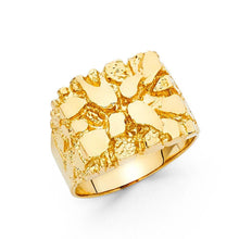 Load image into Gallery viewer, 14K Yellow Gold 15mm Nugget Ring - silverdepot