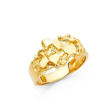 Load image into Gallery viewer, 14K Yellow Gold 10mm Nugget Ring - silverdepot
