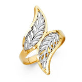 14K Two Tone 26mm Assorted Fancy Ring