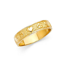 Load image into Gallery viewer, 14K Yellow Gold 5mm Assorted Fancy Ring - silverdepot
