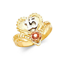 Load image into Gallery viewer, 14K Tri Color 16mm 15 Years Ring - silverdepot