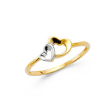 14K Two Tone Fancy Ring
