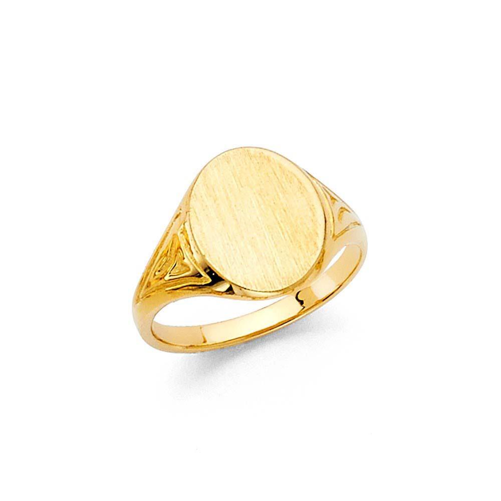 14K Yellow Gold 10mm Babies Ring