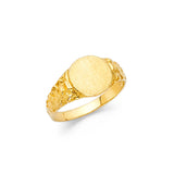 14K Yellow JUNIOR SIGNET Ring 1.8grams