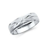 14k Yellow Gold 8mm 7 Days Band