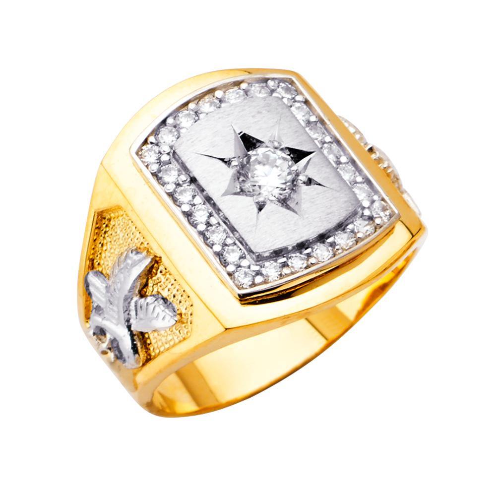 14K Yellow Gold Men's Rings