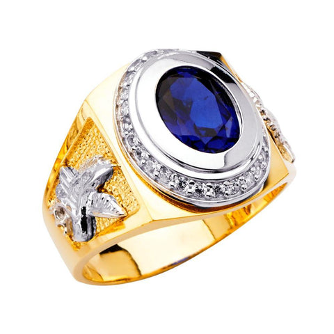 14K Yellow Gold Men's Rings