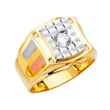 14K Yellow Gold Men's Rings