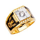 14K Yellow Gold Men's Rings