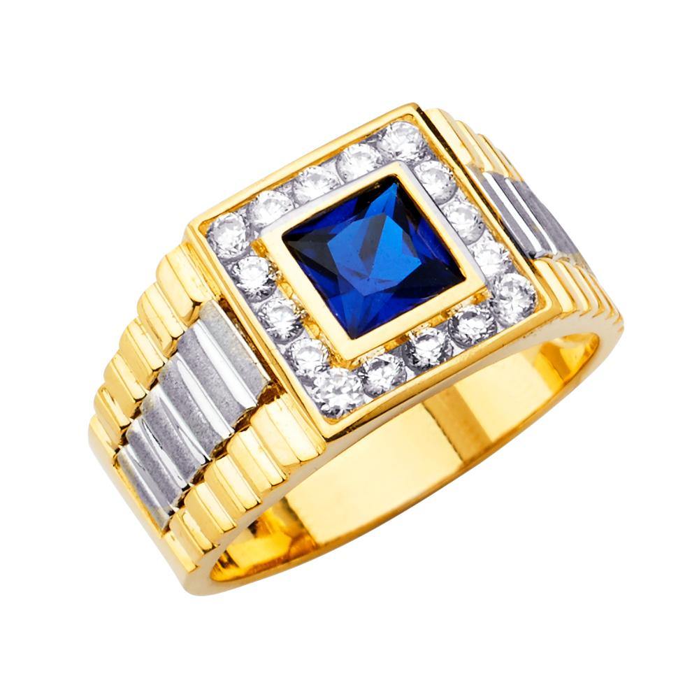 14K Yellow Gold Men's Rings