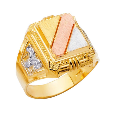 14K Yellow Gold Men's Rings