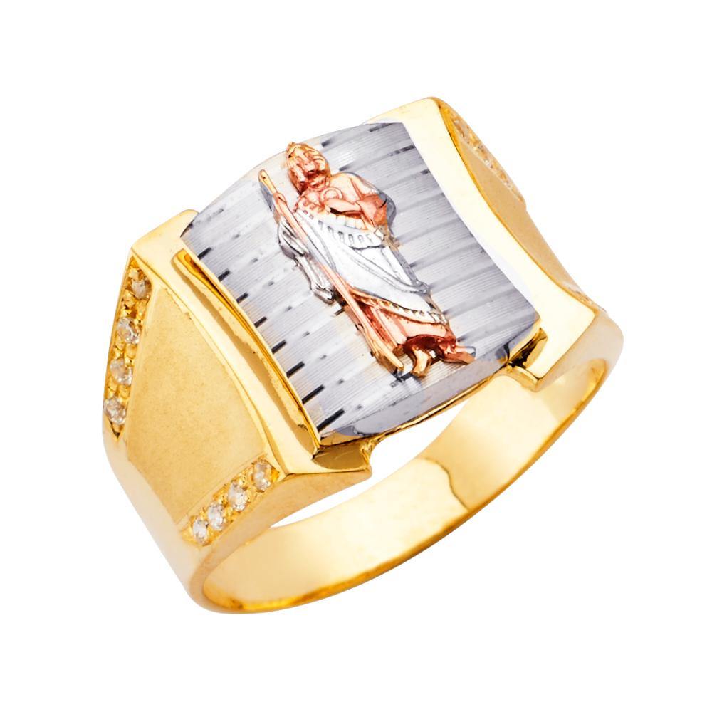 14K Yellow Gold Men's Rings