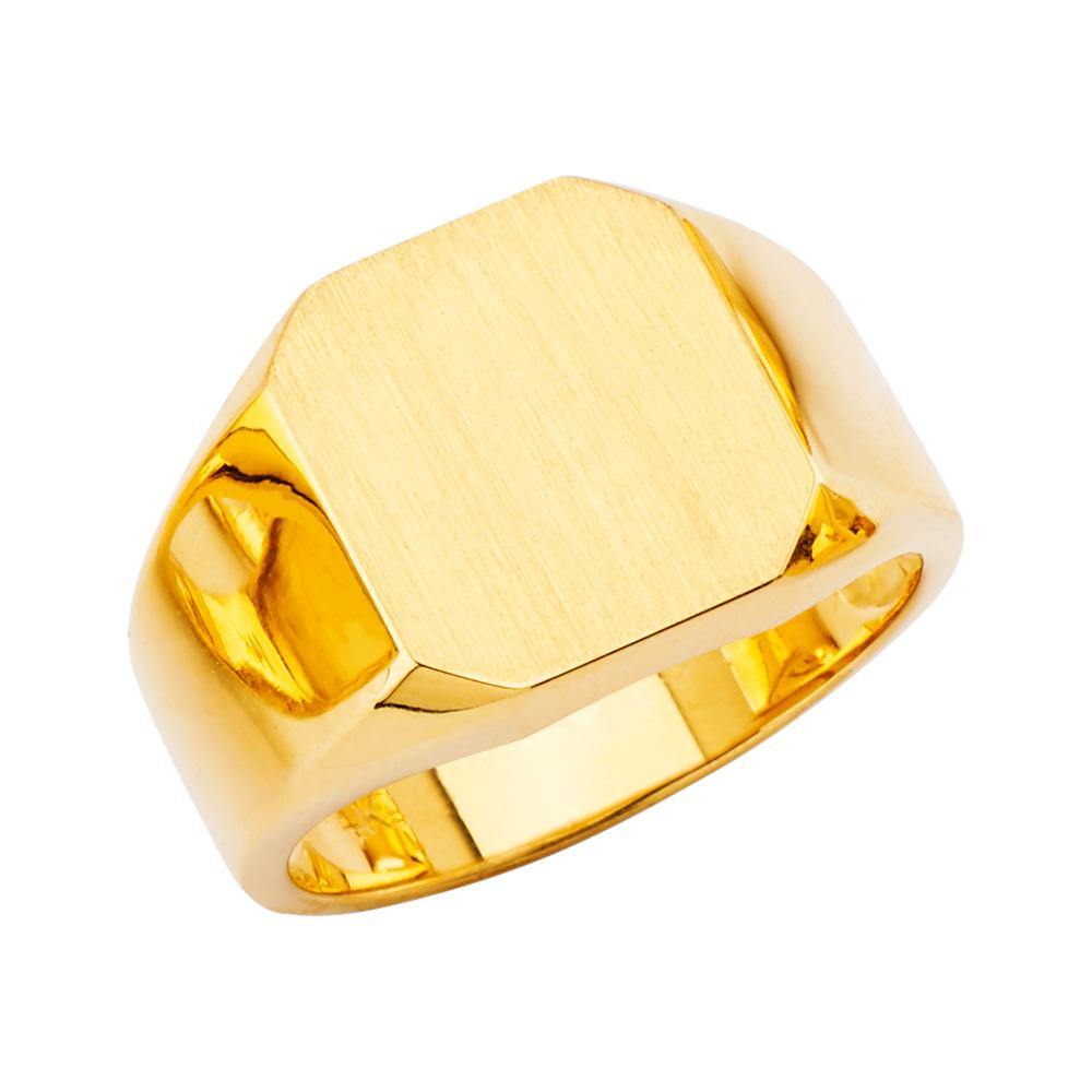 14K Yellow Gold Men's Rings