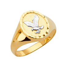 Load image into Gallery viewer, 14K Tri Color CZ Men's Rings - silverdepot