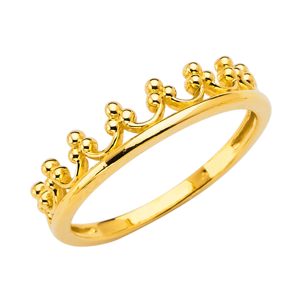 14K Yellow Crown Band 2.1grams
