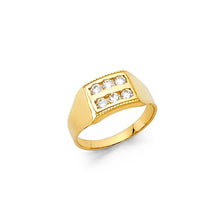 Load image into Gallery viewer, 14K Yellow Gold 5mm CZ Babies Ring - silverdepot