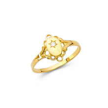 Load image into Gallery viewer, 14K Yellow Gold 9mm CZ Babies Ring - silverdepot