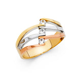 14KT SEMANARIO CZ Ring 3.5grams