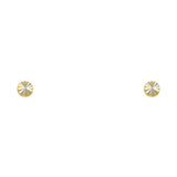 14K Yellow Gold Assorted Stud Earrings - Screw Back