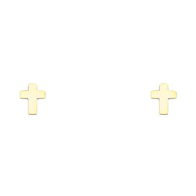 14K Yellow Gold Assorted Stud Earrings - Screw Back