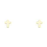 14K Yellow Gold Assorted Stud Earrings - Screw Back