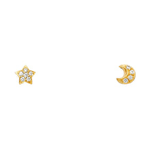 Load image into Gallery viewer, 14K Yellow Gold Assorted Stud Earrings - Screw Back