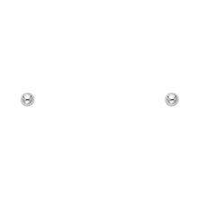 Load image into Gallery viewer, 14k White Gold 2mm Ball Stud Earrings With Push Back