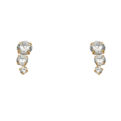 14K Yellow Gold Pearl and Assorted Stud Earrings - Screw Back