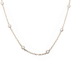 Sterling Silver Yellow Gold-Plated Bezel Set Cubic Zirconia Pendant Necklace with 1.5  Extension