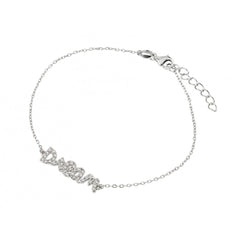Sterling Silver Rhodium Plated Dream Bracelet