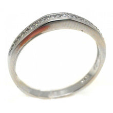 Load image into Gallery viewer, Sterling Silver Channel Set Round Cut Clear Czs Band Ring with Ring Dimensions of 19MMx2MM