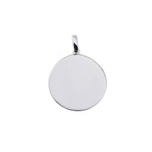 Load image into Gallery viewer, Sterling Silver High Polished Disc Engravable