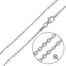 Load image into Gallery viewer, Sterling Silver Rhodium Plated Brillantina DC 030-1.4mm Chain