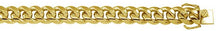 Load image into Gallery viewer, Italian Sterling Silver Gold Plated Miami Curb Chain Link 9 MM with Lobster Clasp Closure