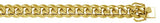Italian Sterling Silver Gold Plated Miami Curb Chain Link 10.9 MM with Lobster Clasp Closure