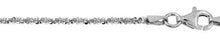 Load image into Gallery viewer, Sterling Silver High Polished Rock 1.4mm-025 Chain