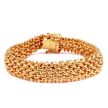 Load image into Gallery viewer, Sterling Silver Rose Gold Plated Braided Bracelet