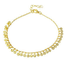 Load image into Gallery viewer, Sterling Silver Rhodium Plated Confetti Link Bracelet