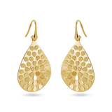 Sterling Silver Rhodium Plated Rose Gold Plated Pear Shape Earrings