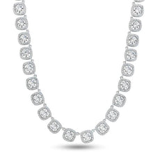 Load image into Gallery viewer, Sterling Silver Rhodium Plated CZ Butterfly Necklace