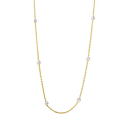 Sterling Silver Classy Gold Plated Italian Necklace with Multi Silver Fancy Round BeadsAnd Closure: Lobster Clasp Closure Length: 36