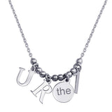 Sterling Silver Rhodium Plated 