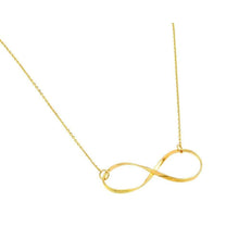 Load image into Gallery viewer, Sterling Silver Gold Plated Necklace with Modish Paved Clear Czs Open Cut Hamsa PendantAnd Chain Length of 16 -18  AdjustableAnd Pendant Dimensions: 14.7MMx20.6MM